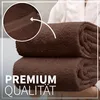 Duschtuch 500gsm Schoko braun 70 X 140 CM (2er Pack) Produktbild-Vorschau 4