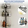 Teleskop-Duschregal ohne Bohren, 4 Ablagen, Produktbild-Vorschau 6