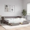 vidaXL Rozkladacia posteľ so zásuvkami Taupe 80x200 cm Náhľad obrázku produktu 2
