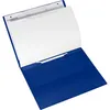 An open blue folder with white paper inside, shown from a slightly elevated angle against a white background. Produktbild-Vorschau