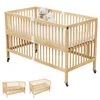 Flieks reisbed 70x140 cm met wielen, babybed/bijbed met Productafbeelding-voorbeeld 4