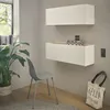 Homeoffice Set weiß mit Eiche CRISP-61 modern 2-teilig mit Produktbild-Vorschau 2