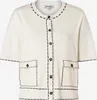 MORE & MORE Cardigan with Handstitching off white 42 Produktbild-Vorschau 1