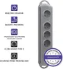 Qoltec 50163 přepěťová ochrana Grey 4 zásuvky 230 V 1,5 m Náhled obrázku produktu 4
