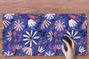 MuchoWow® Schreibtischunterlage Muster - Abstrakt - Blumen Produktbild-Vorschau 4