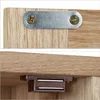 Elégante armoire murale en noyer LAMELÉ avec fermeture Voir les images du produit 6