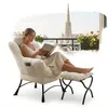 LVHOM Relaxsessel mit Hocker, Armlehnstuhl Fernsehsessel Produktbild-Vorschau 1