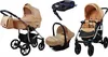 Kočárek 4v1 BabyLux Qbaro Beige Náhled obrázku produktu 1