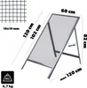 KADAX Bausieb für Sand, Erde, Mauerwerk, 120x60cm, Kies, Produktbild-Vorschau 3