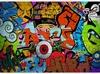 Vlies Fototapete - Graffiti art 400x280 cm Streetart Produktbild-Vorschau 5
