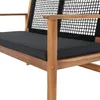 di volio zahradní lavice Teracina 120 cm - černá/šedá Náhled obrázku produktu 8