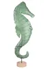 Gilde Skulptur, Seepferd, Eisen, grün, VE 2, L. 13 cm, B. Voir les images du produit 2