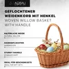 Aqbau Kinder Weidenkorb mit Henkel 25 x 19 x 24 cm Produktbild-Vorschau 3