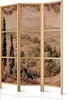 A three-panel folding screen with a landscape tapestry. Náhled obrázku produktu