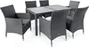 A set of outdoor dining furniture, including a table and six chairs, arranged on a white background. Náhľad obrázku produktu