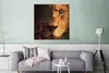 MuchoWow® Poster Pflanzen - Dschungel - Löwe 75x75 cm - Produktbild-Vorschau 5