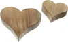 2 Herzen aus Mangoholz, Ø 10 + 15 cm, Dekofiguren Produktbild-Vorschau 4