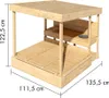 Sandkasten MAX mit Dach und Matschküche Holzsandkasten Produktbild-Vorschau 3