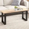 The Living Store Tischplatte 110x40x2,5 cm Rechteckig Produktbild-Vorschau 2