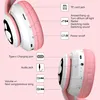 Kinder Mädchen Katzenohr Kopfhörer Over Ear mit LED licht Produktbild-Vorschau 5