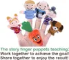 24 pièces/set de marionnettes à doigt pour enfants, Voir les images du produit 1