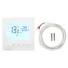 A digital thermostat and its accessories are shown against a white background. Náhľad obrázku produktu