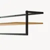 Wandgarderobe 'Evje' 80x30x20 cm Eicheoptik/Schwarz Produktbild-Vorschau 8