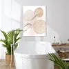 MuchoWow® - Leinwandbilder - Aquarell - Beige - Pastell - Produktbild-Vorschau 2