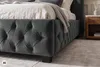 riess-ambiente Doppelbett PARIS 180x200cm grau Samt olive Produktbild-Vorschau 17