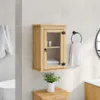 vidaXL Badkamerkast Corona, 45x27x64,5 cm, massief Productafbeelding-voorbeeld 2