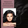 Przedłużki Microring Premium z prawdziwych włosów #2/0 Podgląd zdjęcia produktu 2