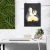 Mr. & Mrs. Panda Bild Pinguin umarmen DIN A1 - Kreidetafel Produktbild-Vorschau 2