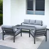 osoltus Alu Lounge Gartenmöbel Outdoor Set Haugesund 3er Produktbild-Vorschau 5