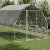 vidaXL Kurnik z dachem 2,5x4x2,25 m Stal ocynkowana Podgląd zdjęcia produktu 1