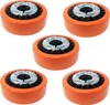 5x Orange, Starlet24® Windaschenbecher Gluttöter rund flach Produktbild-Vorschau 1