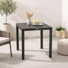 DEGAMO Bistrotisch Gartentisch PARIS 70x70cm, Aluminium Produktbild-Vorschau 2