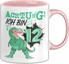 12. Geburtstag Geschenk Tasse Becher Jungs Sohn T-Rex Produktbild-Vorschau 1