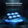 Laptop Kühler 15,6", 6 Lüfter, RGB Beleuchtung, Produktbild-Vorschau 2