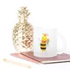 Mr. & Mrs. Panda Tee Tasse Biene König - Transparent - Produktbild-Vorschau 4