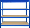 Široký rozpětí police modrá 200 x 150 x 80 cm Náhled obrázku produktu 2
