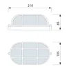 Aluminium Kellerleuchte IP54 E27 - weiß Produktbild-Vorschau 3