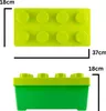 LEGO® Aufbewahrungsbox Grün Mittelgroß mit Deckel Stapelbar Produktbild-Vorschau 3