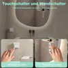 GIMBELEN Asymmetrischer Badspiegel mit Beleuchtung 75 × 55 Produktbild-Vorschau 4
