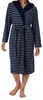 Schiesser peignoir feather terry bathrobe with hood navy Voir les images du produit 1