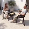 di volio záhradný nábytok Piena čierna Náhľad obrázku produktu 3
