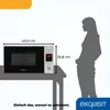Exquisit Mikrowelle MW 820 DI | max. 700 W | Garraum 20 l | Produktbild-Vorschau 6