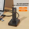 SSD-Adapter NVMe SATA USB-C BS-SD03 Plug & Play Produktbild-Vorschau 7