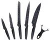 GOURMETmaxx Messerset inkl. Sparschäler - 6-tlg. - schwarz Produktbild-Vorschau 9