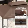 Toit de rechange Outsunny pour pavillon de jardin Voir les images du produit 5