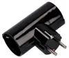 Edm T/tl Doppel-bakelit-stecker 16a 250v Schwarz One Size / Produktbild-Vorschau 1